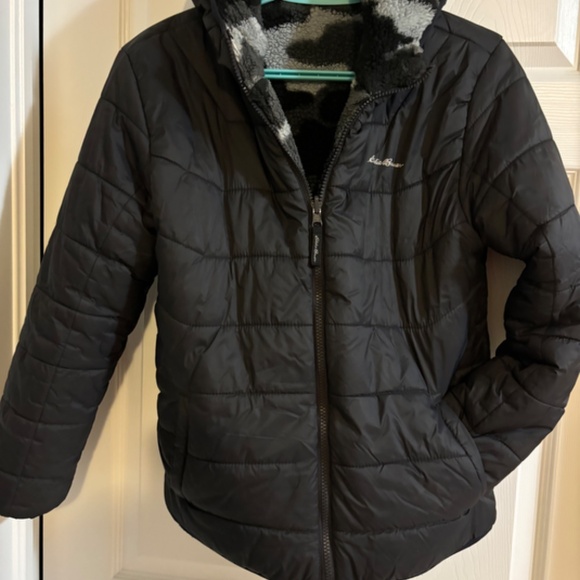 Eddie Bauer youth boys reversible fall puffer jacket - Picture 5 of 6